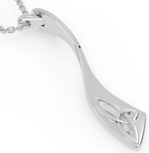 Silver "Celtic Knot" Pendant Necklace