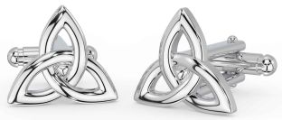 Silver Celtic Trinity Knot Cufflinks
