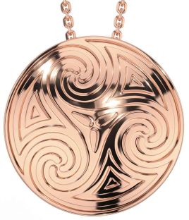 Rose Gold Celtic Necklace