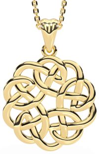 Gold Silver Celtic Necklace