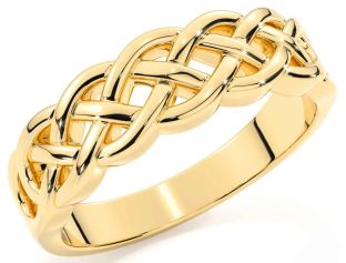 Gold Silver Celtic Ring