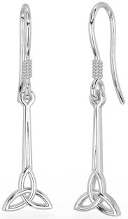 Silver Irish "Celtic Knot" Dangle Earrings